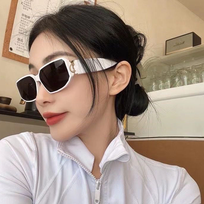 European and American fashion narrow frame sunglasses for women INS Street style square sunglasses for women wholesale sunglasses - 图片 12