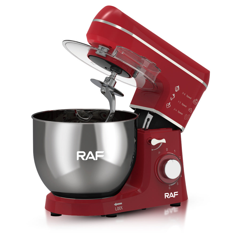 RAF EU Standard Kitchen Machine Stainless Steel Bowl High Power Dough Mixer Egg Beater Mixer Egg Beater - 图片 17