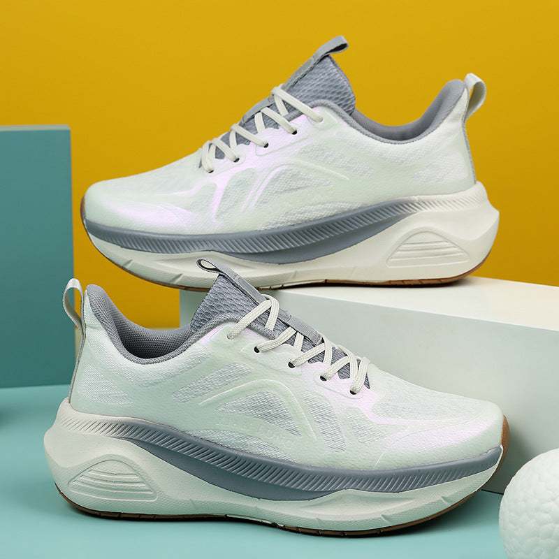 Professional Running Shoes for Men and Women, Spring and Summer New Soft Sole, Lightweight, Shock Absorption, Breathable, Jump Rope, Non-Slip, Marathon Walking Shoes - 图片 9