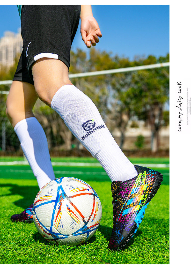 New professional football shoes for men and women AG Spike TF Broken Nail Youth Student Grassland Competition Training Shoes - 图片 34