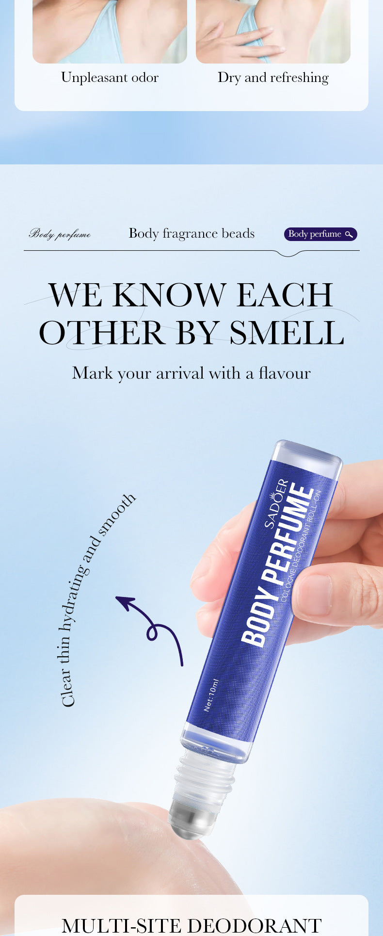 Roll-on Body Perfume SADOER Ancient Dragon silver Long-lasting Fresh Roll-on Perfume Cross-border Wholesale - 图片 14