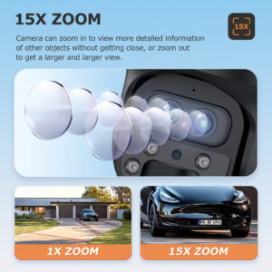 Outdoor4G Wireless HD Three Lens Solar Camera600Wan Remote Early Warning Fish Pond15Camera