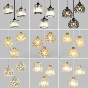 Export Simple Restaurant Crystal Pendant Light Single Head3Headboard Pendant Light Dining Table Bar Crystal Pendant Light Wholesale