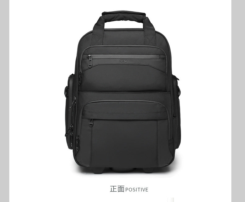 Trolley Travel Bag Business Boarding Bag Large Capacity Waterproof Oxford Cloth Multifunctional Handheld Wheeled Travel Bag - 图片 16