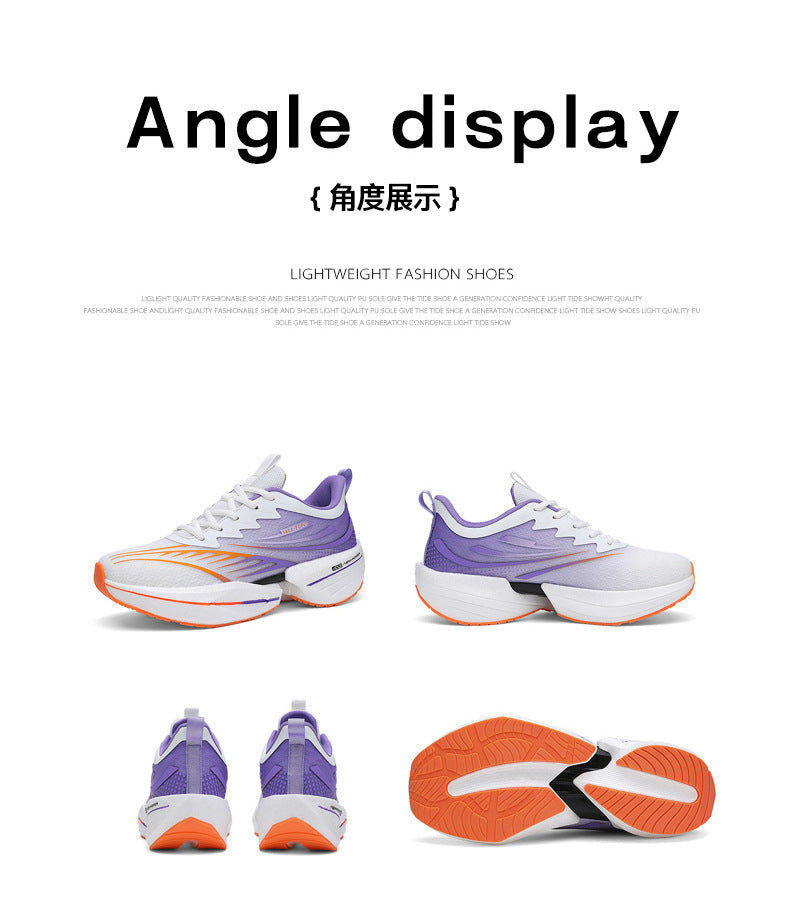 ROANK Men's Running Shoes Ultra-Light Sports Shoes for Teenagers Non-Slip Thick Sole Height Increasing Running Shoes for Middle School Students - 图片 33