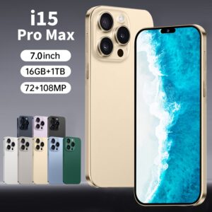 New model exclusive i15 Pro Max Intelligence5G Mobile Phone16+1T Android Phone Factory Price