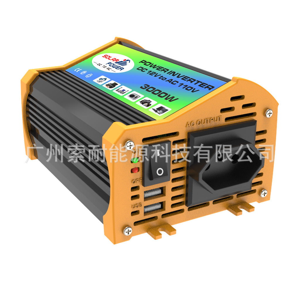 300W Vehicle Inverter12V Turn110V220V Double USB Platform car power inverter - 图片 14