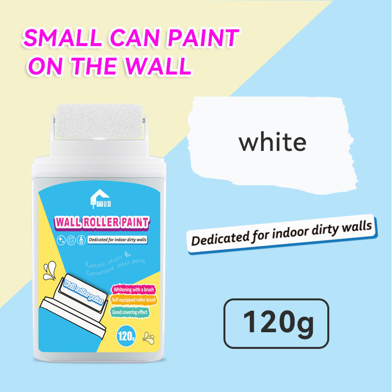 Wall Small Roller Brush Paint Cocoa Roller Dirty Graffiti Renovation Color Change Latex Paint Portable Water-Based Interior Wall Paint - 图片 5