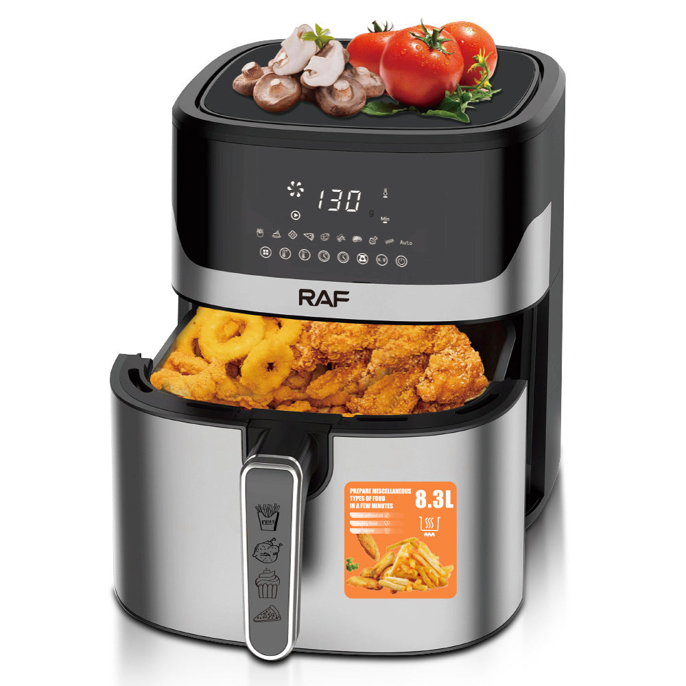 RAF European Standard Large Capacity Air Fryer8.3L Multifunctional Weighing Electric Deep Fryer with Visual Smart Touch Screen - 图片 4