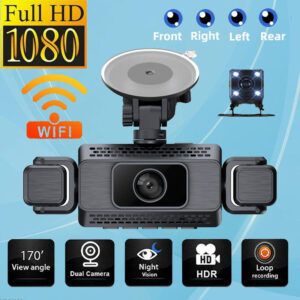 4Recording4Lens Phone WIFI High Definition Internet1080P Infrared Night Vision3Inch Large Screen Rearview Camera Model