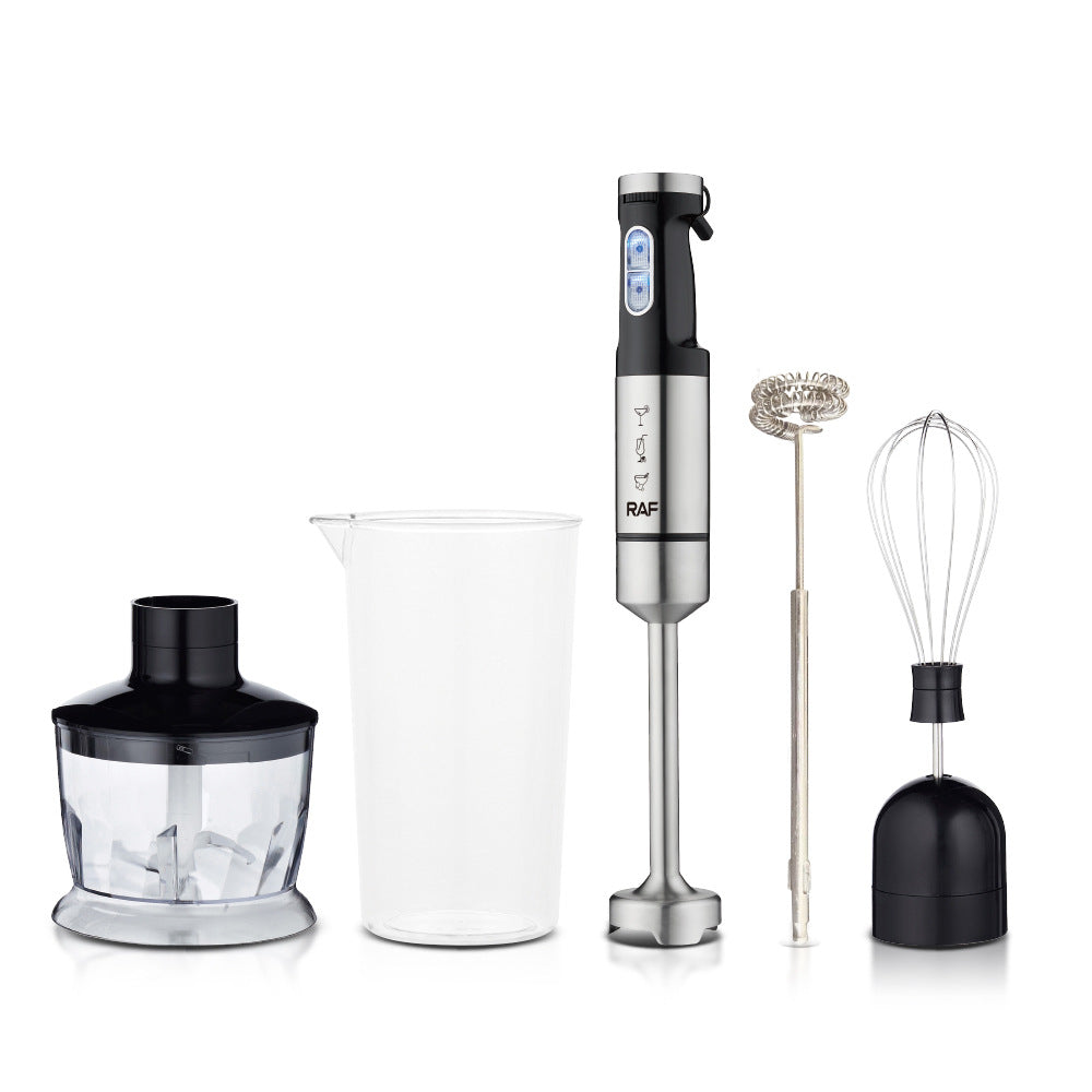 RAF European Standard Portable Household Food Blender 5-in-1 Electric Stainless Steel Cooking Stick Mixer363 - 图片 11