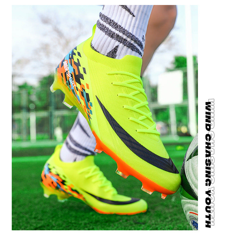 New Large Size Long Spike Football Shoes Low Top Youth Competition Training Student Football Sports Shoes - 图片 31