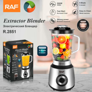 RAF Smoothies1.5L Blender for Home Use, Juice Maker, Food Processor, Meat Grinder Electric Soy Milk Maker Blender Coffee Grinder