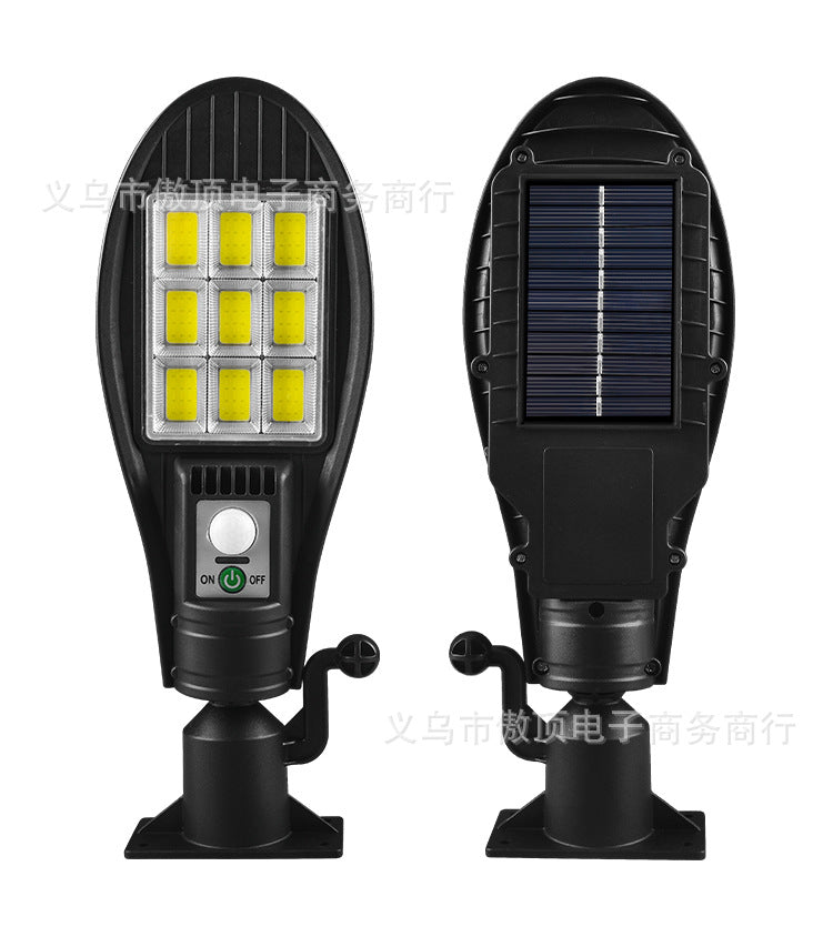 Outdoor Solar Light Human Body Sensing Wall Light Integrated Street Light with Remote Control Garden Light Waterproof Garden Light - 图片 28