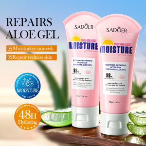 After Sun Soothing Aloe Vera Gel SADOER Moisturizing and hydrating aloe vera gel cross-border foreign trade wholesale