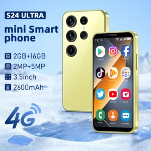 Hot Sale4G Android S24 Ultra Smart Small Mobile Phone Quad-core Mini Phone3.5Inch Factory