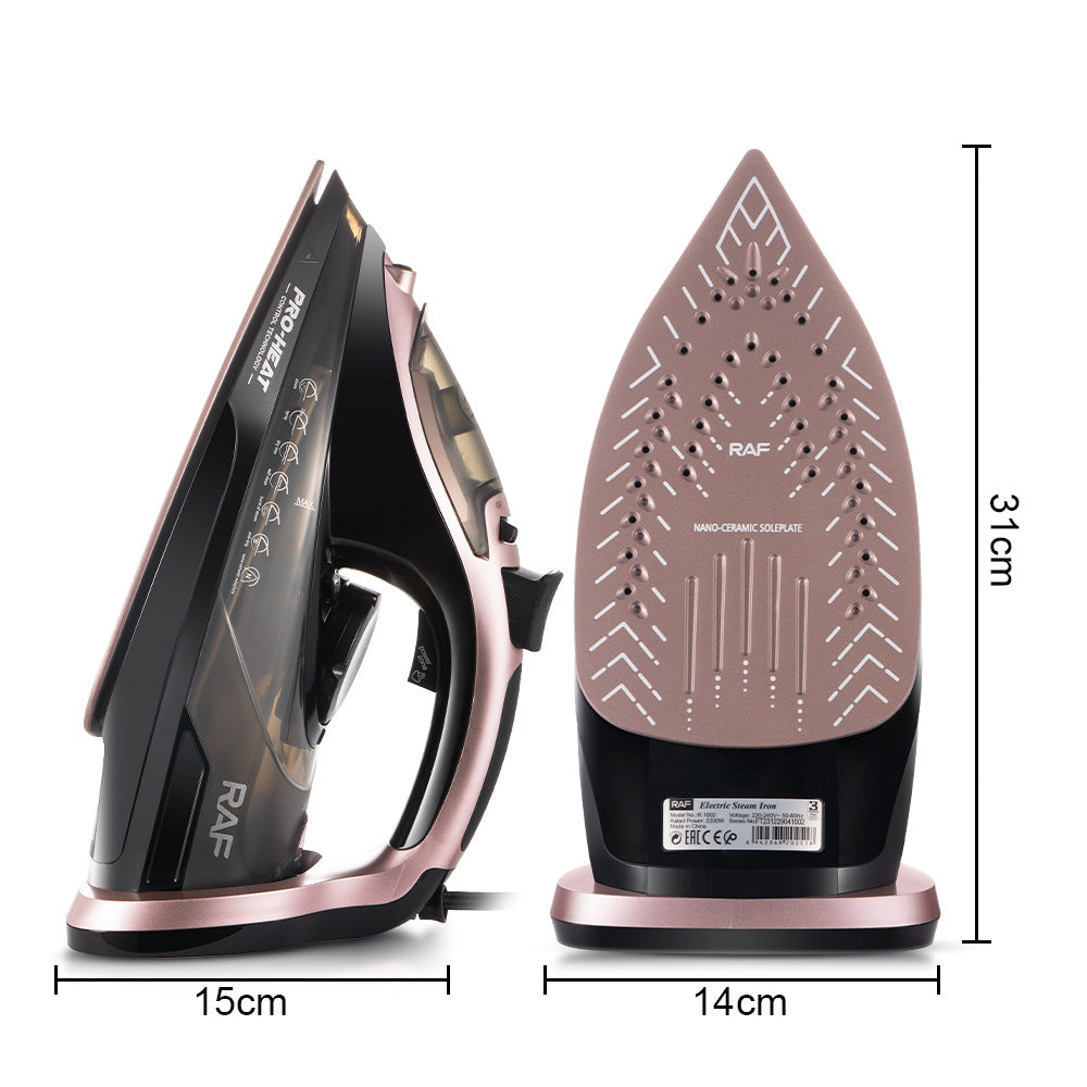 RAF European Standard New Ceramic Floor Electric Iron Hotel Supplies Rose Gold Hot-Selling Electric Iron R.1002 - 图片 16