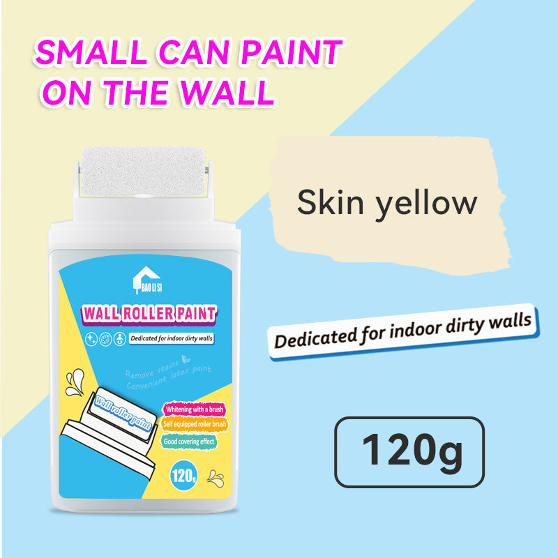 Wall Small Roller Brush Paint Cocoa Roller Dirty Graffiti Renovation Color Change Latex Paint Portable Water-Based Interior Wall Paint - 图片 11