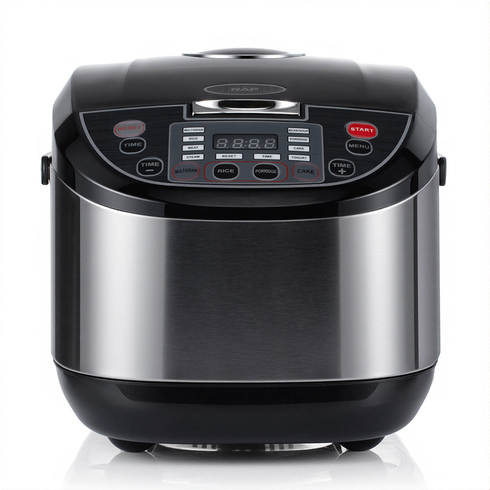 RAF European Standard Rice Cooker Smart6L Fully Automatic Health-Preserving Household Stainless Steel Rice Cooker Multi-Functional900w - 图片 5