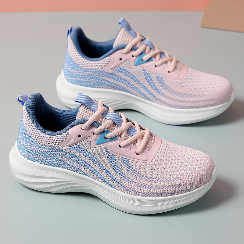 Plus Size Women's Shoes Mesh Breathable Sports Shoes Casual Shoes Lightweight Student Running Shoes Soft Sole Travel Shoes - 图片 9