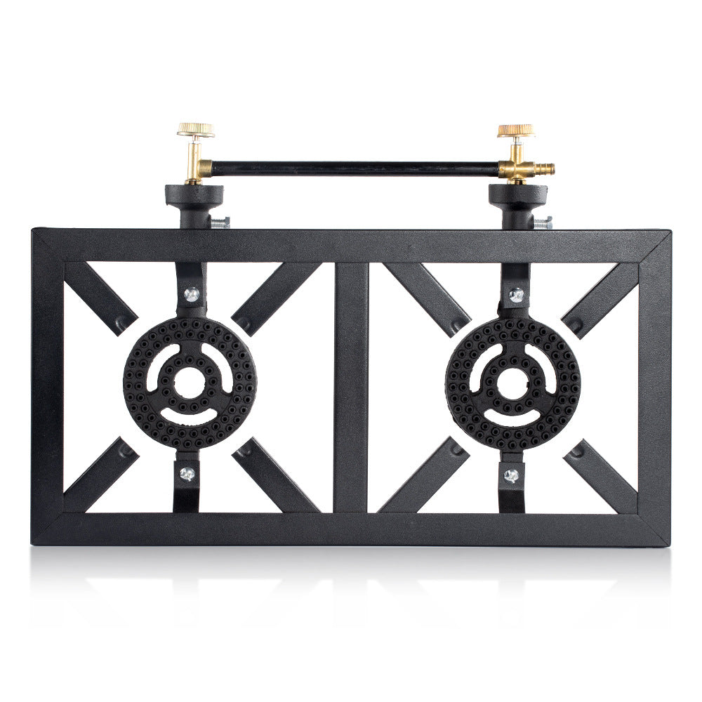 RAF Gas Stove Tabletop Flameout Double Burner Easy-to-Clean Gas Stove Simple Household Liquefied Gas R.8501 - 图片 10