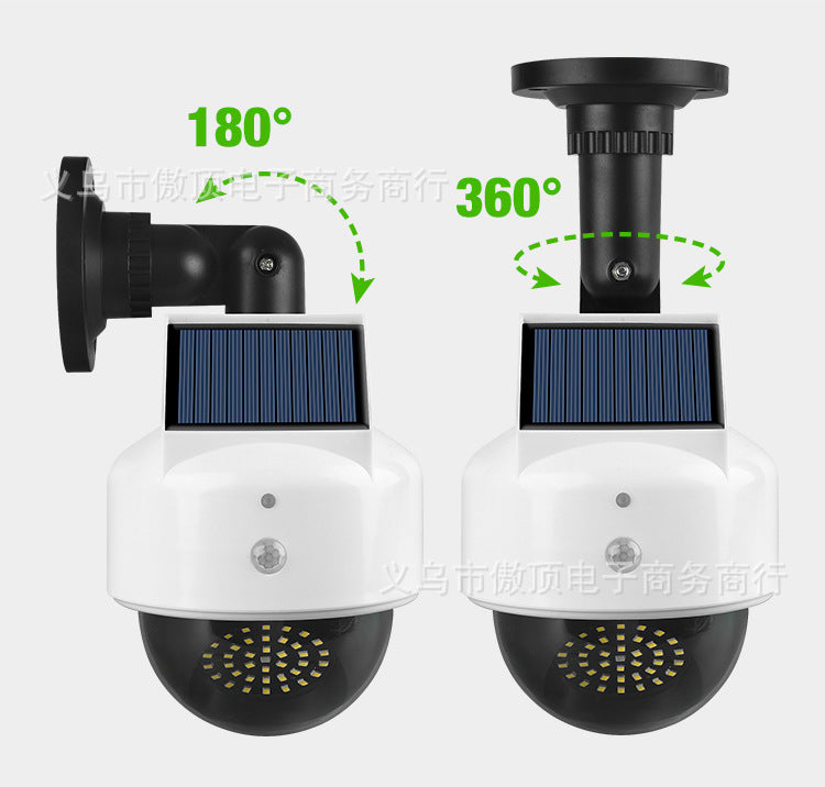 Simulated Surveillance Light Solar Garden Light Fake Camera Street Light Human Body Sensor Wall Light Split-Type Garden Light - 图片 20