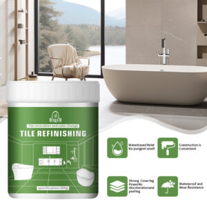 Xiyin Water-Based Tile Paint Bathroom Floor Tile Renovation Paint Special Paint Wear-Resistant Glass Color-Changing Paint Tile Paint