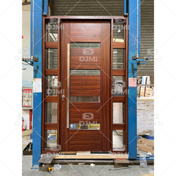 China Top Manufacturer Custom High Quality Main Steel Pivot External Security Doors for House Metal Front Entry Exterior Door - 图片 12