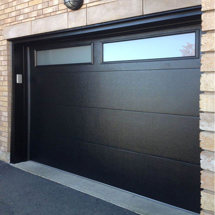 Modern Industrial Overhead Garage Door Motor Automatic Aluminum Glass Garage Door for Homes - 图片 5