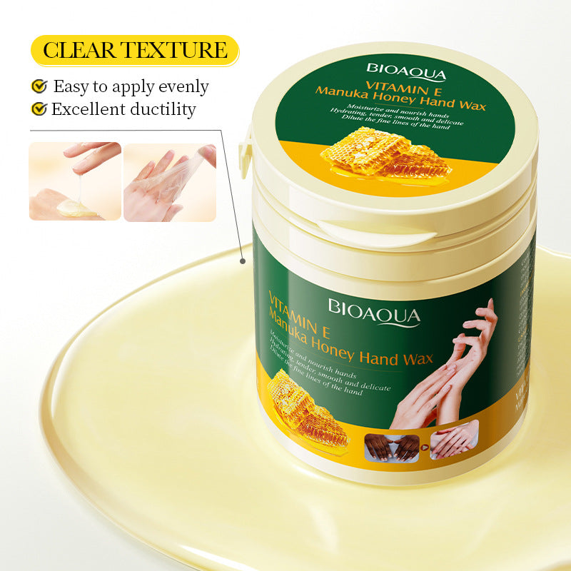 Honey Hand Wax170gBIOAOUA Vitamin E Moisturizing and Nourishing Hand Care Cross-Border Wholesale - 图片 3