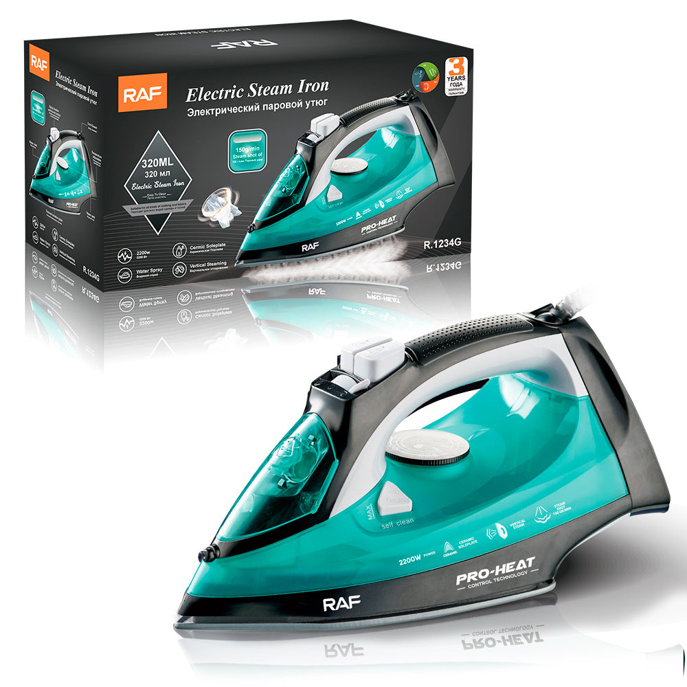 RAF European and American Standard Household Steam Iron Handheld Hanging Corded Electric Iron Dry and Wet Dual-use2200W - 图片 16