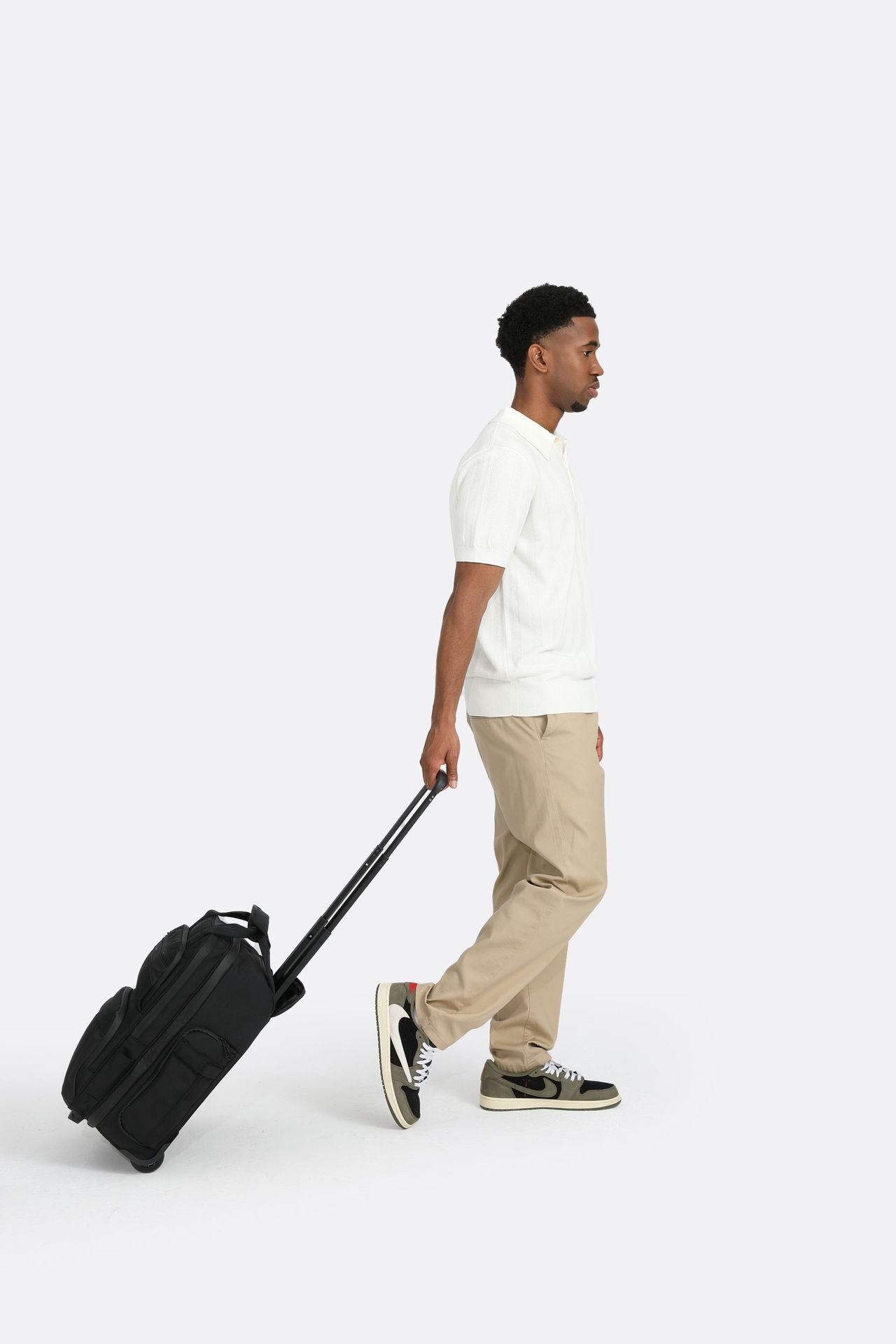 Trolley Travel Bag Business Boarding Bag Large Capacity Waterproof Oxford Cloth Multifunctional Handheld Wheeled Travel Bag - 图片 45