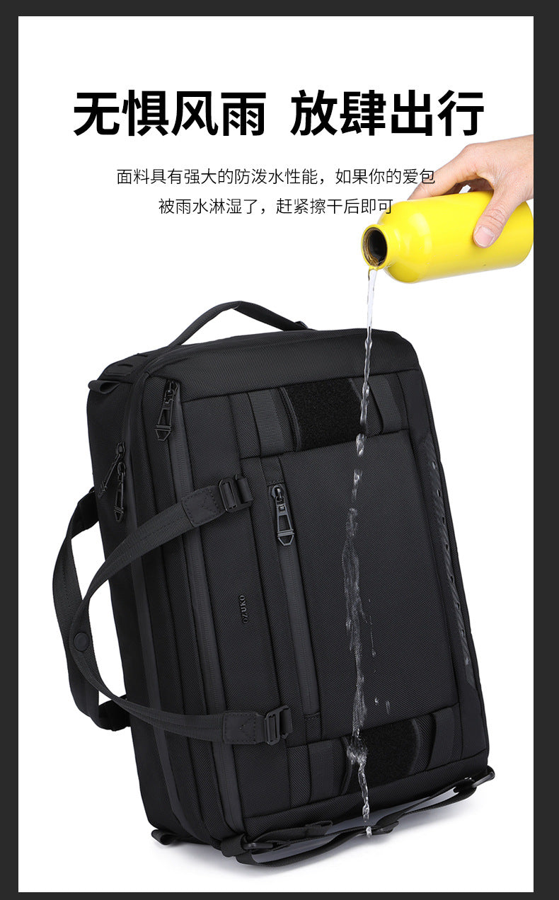 Business Computer Backpack Men's Multifunctional Large Capacity Waterproof Commuting Backpack Shoulder Portable Computer Bag - 图片 18