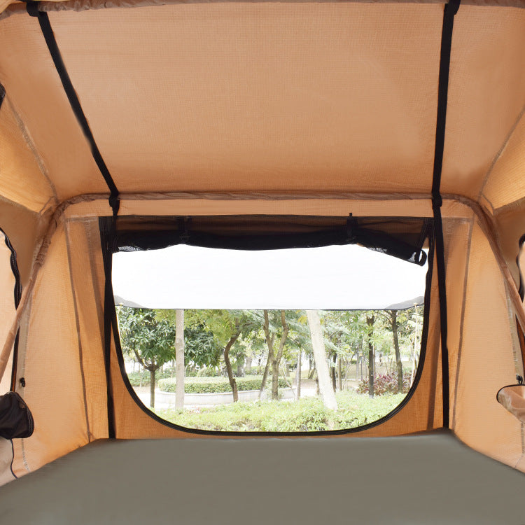 Outdoor Self-Driving Tour Soft Top Car Roof Tent Fully Automatic Quick Open SUV Aluminum Alloy Folding Tent - 图片 11