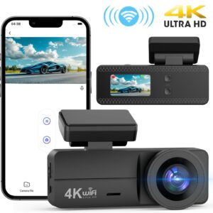 K02Driving Recorder Mobile Phone Interconnection WiFi High Definition Ultra Wide Angle Night Vision No Installation Required4K Vehicle Recording