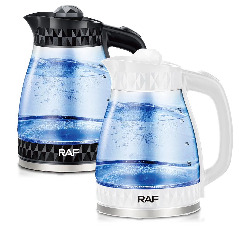 RAF European Standard Transparent Glass2L Electric Kettle Automatic Large Capacity Multi-Functional Kettle Overheat Protection - 图片 13