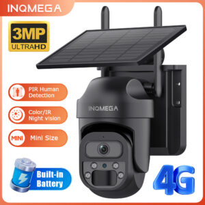 4G Solar Surveillance Camera Full Color Night Vision Network wif Low Power Gimbal Low Power Consumption Monitoring