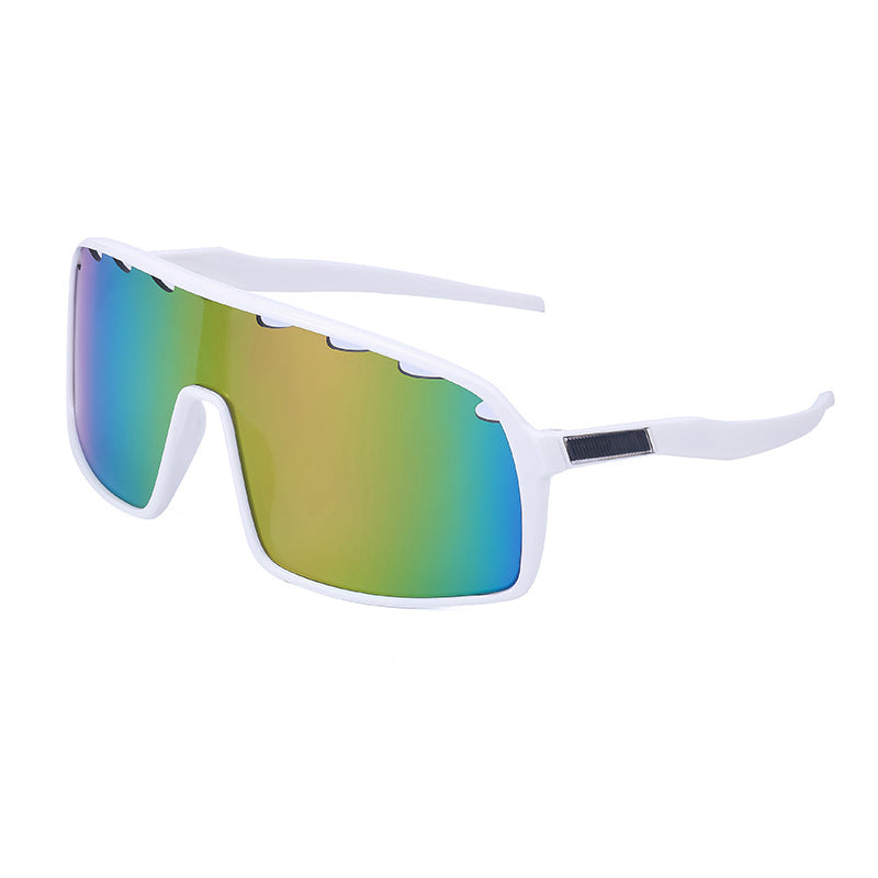 New Colorful Cycling Glasses for Men with Perforated One-piece Lenses Sunglasses European and American Outdoor Sports Sun Glasses - 图片 3