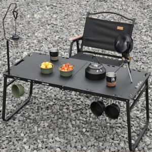 Outdoor folding table camping picnic table igt Hydraulic Tactical Table Portable Semi-Automatic Table Camping Integrated
