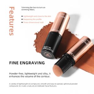 Bronzers Double-Ended Shadow Contour Stick Cheek Contour Modification Multi-Purpose Makeup Highlight Bronze Stick