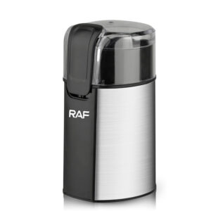 RAF European Standard Electric Coffee Grinder Dry Grinder Lightweight Household Grinding Cup Portable Coffee Bean Grinder7123