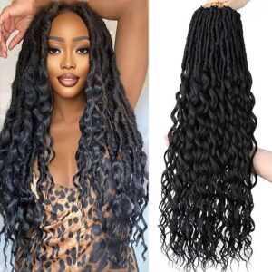 14-301 Inch Synthetic Dreadlock Crochet Wig DEEPNULocscrochethair Scattered Tail Celebrity Fashion