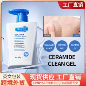 BIOAOUA Ceramide Salicylic Acid Cleansing Gel Cleansing facial cleanser   wholesale