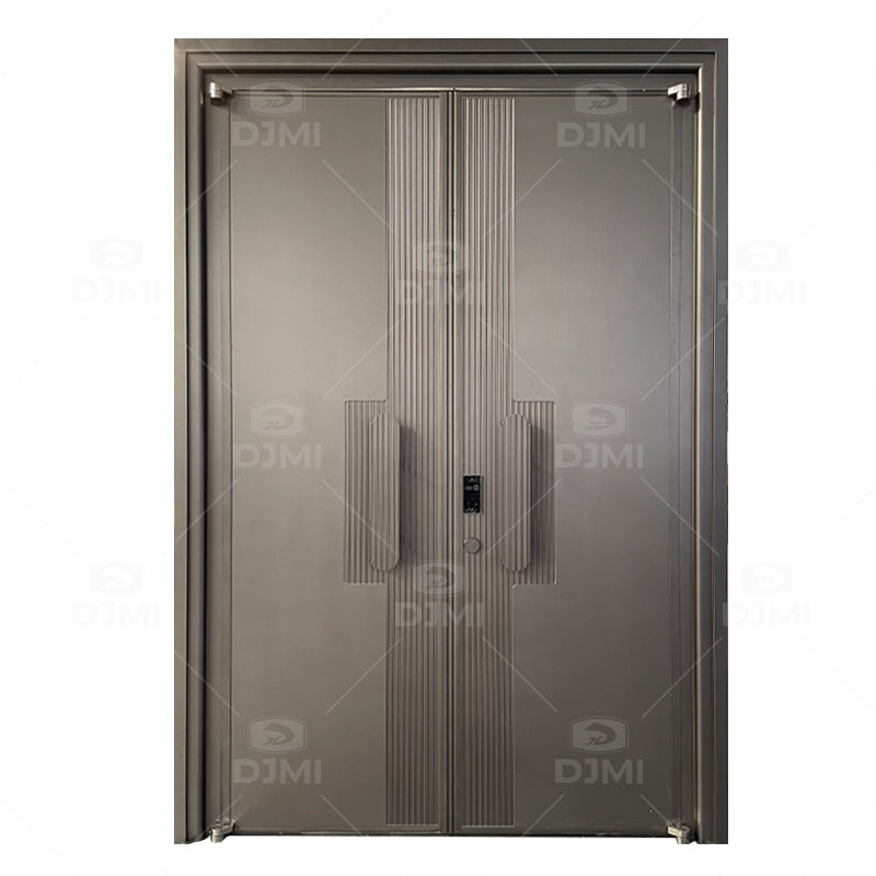 Custom American Europe High Quality Steel Door and Security Armored Doors With Smart Door Lock - 图片 5