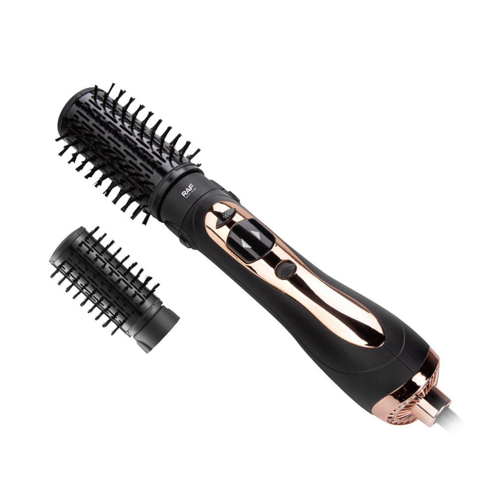 RAF EU Standard 2-in-1 Hot Air Brush Automatic Curling Iron Electric Hair Dryer Curling and Straightening Dual-use Hair Styling Tool - 图片 14