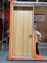 China Fire Doors Supplier Custom Hotel Room Wood Door Fireproof Smokeproof HPL Wooden Fire Resistant Doors for Hotel Project - 图片 8