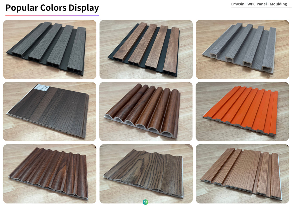 Wood Plastic Composite Exterior Interior Decoration Louver Fluted Indoor Decor Outdoor Wpc Wall Panel - 图片 19