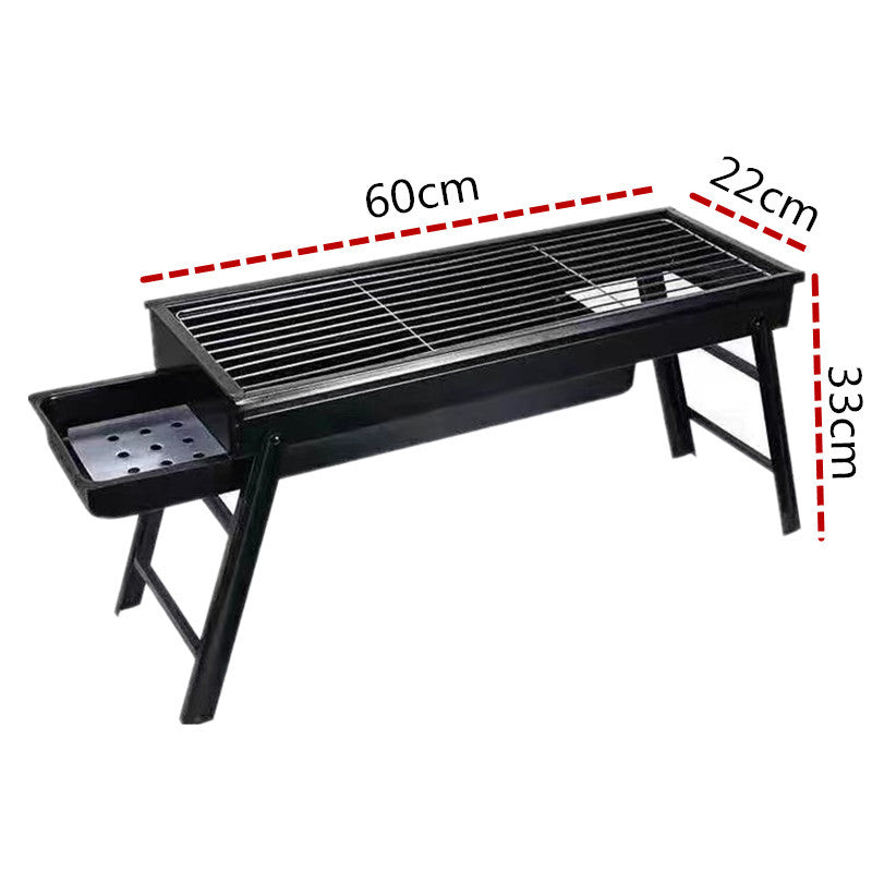 BBQ Grill Outdoor Smokeless Folding BBQ Rack Household Courtyard Charcoal Grill Portable Oven Outdoor Portable - 图片 9