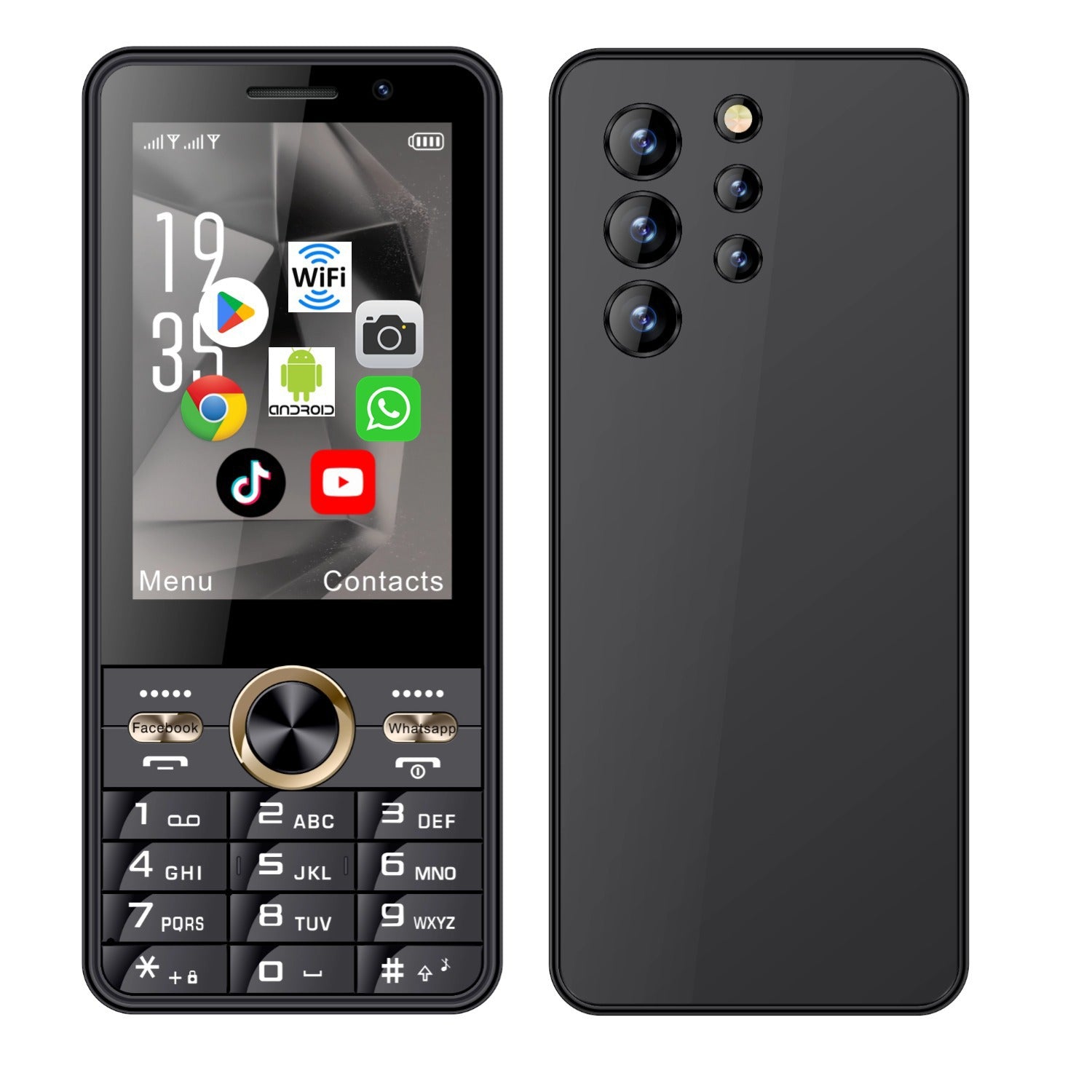 3.5Touchscreen Button Android Smartphone4G Universal Dual SIM2+16Large battery WIFI - 图片 5