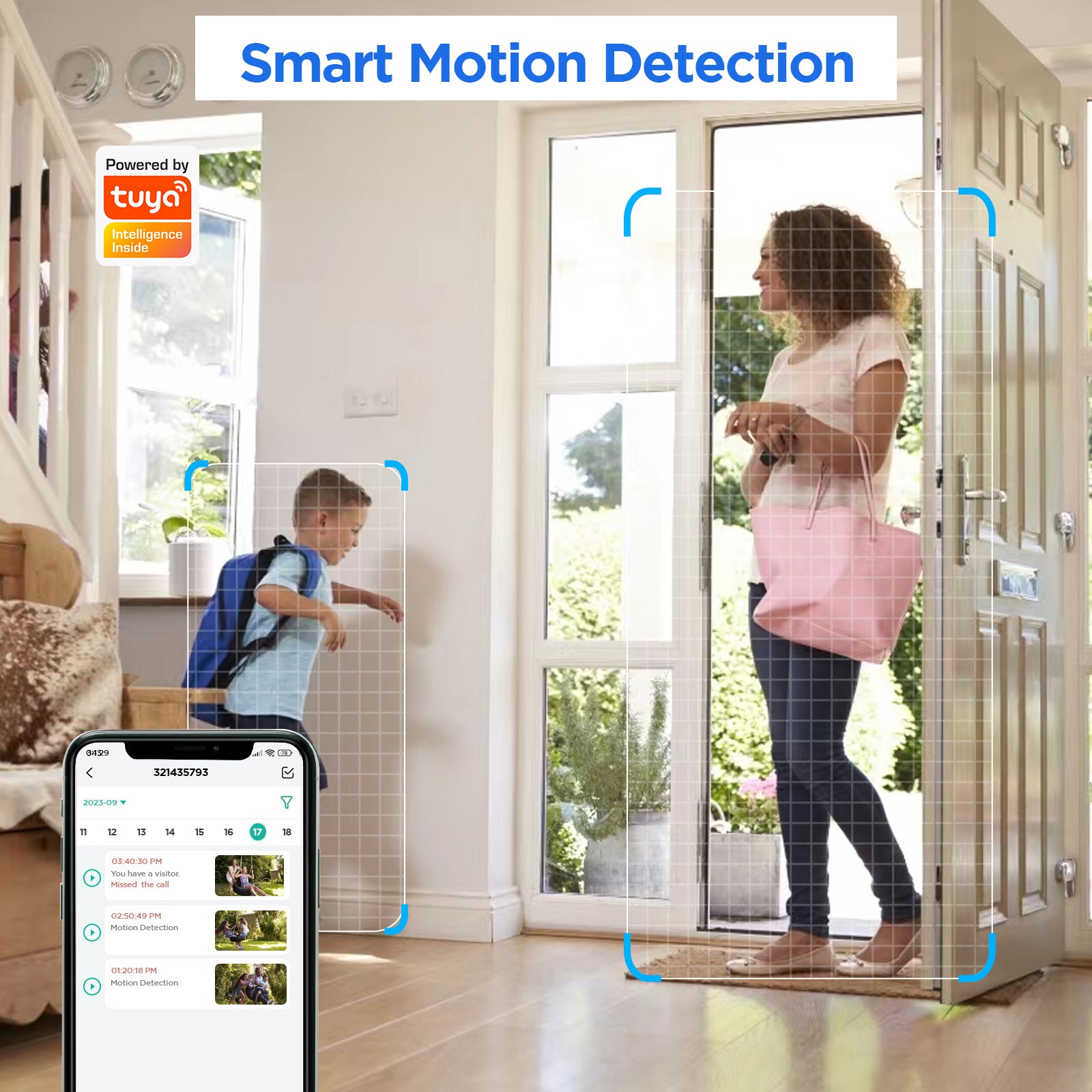 MR02WIFI Night Vision1080P Low Power Consumption Video Doorbell APP Remote Language Intercom Mobile Push Notification IP65 - 图片 9